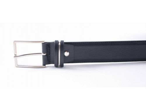 Cintura Uomo In Pelle STARKHIDE - Fibbia Cromata Staccabile - Larghezza 3.2 Cm - Regalo In Scatola - Taglia Medium - 4